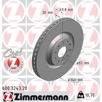 600.3243.20 ZIMMERMANN Гальмівний диск