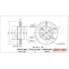 DP1010.11.0954 Dr!ve+ Гальмівний диск