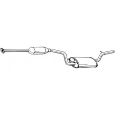 288-203 BOSAL Середній глушник вихлопних газів