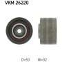 VKM 26220 SKF Паразитный / Ведущий ролик, Зубчастий ремінь