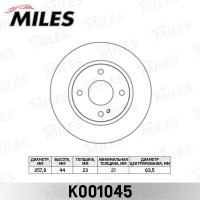 K001045 MILES Гальмівний диск
