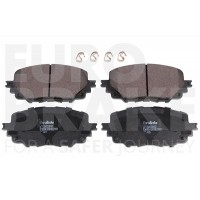 55022299102 EUROBRAKE Комплект гальмівних колодок дисковий гальм