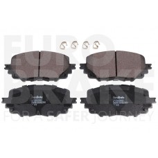 55022299102 EUROBRAKE Комплект гальмівних колодок дисковий гальм