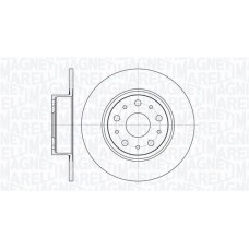 361302040155 MAGNETI MARELLI Гальмівний диск