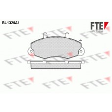 BL1325A1 FTE Комплект гальмівних колодок дисковий гальм