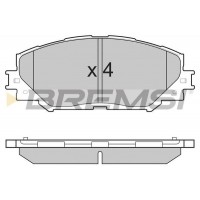 BP3251 BREMSI КомплеК т гальмівних колодок, дискове гальмо