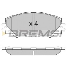 BP3251 BREMSI КомплеК т гальмівних колодок, дискове гальмо