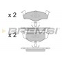 BP2682 BREMSI Комплект гальмівних колодок дисковий гальм
