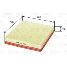 585224 VALEO Повітряний фільтр