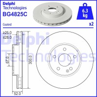 BG4825C DELPHI Гальмівний диск
