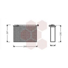 7300V006 VAN WEZEL Випарник кондиціонера