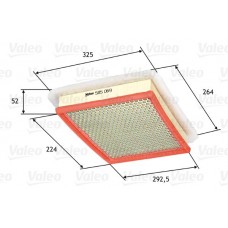 585069 VALEO Повітряний фільтр