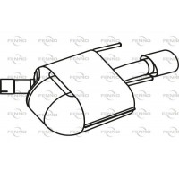 P43037 FENNO Глушник вихлопних газів кінцевий