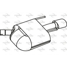 P43037 FENNO Глушник вихлопних газів кінцевий