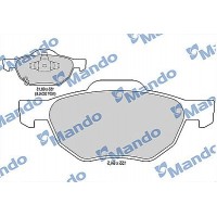 MBF015541 MANDO Комплект гальмівних колодок дисковий гальм