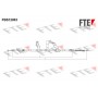 FBS12003 FTE Тросик, cтояночный тормоз