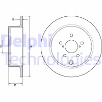 BG4776C DELPHI Гальмівний диск
