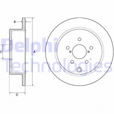 BG4776C DELPHI Гальмівний диск