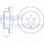 BG4776C DELPHI Гальмівний диск