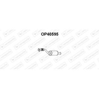OP40595 VENEPORTE Предглушник вихлопних газів
