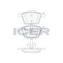 181612 ICER КомплеК т гальмівних колодок, дискове гальмо