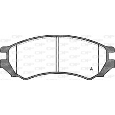 BPA0344.00 OPEN PARTS КомплеК т гальмівних колодок, дискове гальмо