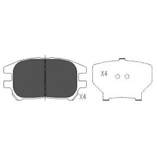 KBP-9092 KAVO PARTS Комплект гальмівних колодок дисковий гальм