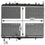 CR 2014 000P MAHLE Радіатор охолодження двигуна