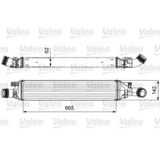 818643 VALEO Интеркулер