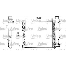 816700 VALEO Радіатор охолодження двигуна