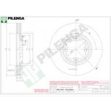 V317 PILENGA Гальмівний диск