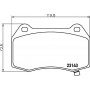 8DB 355 014-461 HELLA КомплеК т гальмівних колодок, дискове гальмо