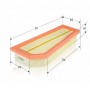 AR3210PM TECNECO FILTERS Повітряний фільтр