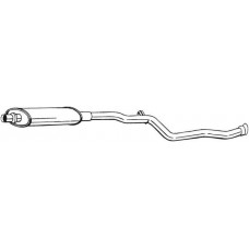 281-007 BOSAL Середній глушник вихлопних газів