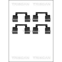 8105 251596 TRISCAN Комплектуючі колодки дискового гальма