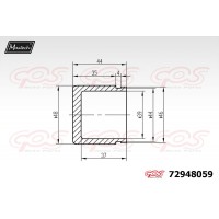 72948059 MAXTECH Поршень корпус скоби гальма
