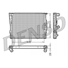 DRM05110 DENSO Радіатор охолодження двигуна