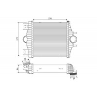 818384 VALEO Интеркулер