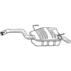 190-905 BOSAL Глушник вихлопних газів кінцевий