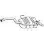 190-905 BOSAL Глушник вихлопних газів кінцевий