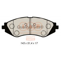 704-20040 IAP QUALITY PARTS Комплект гальмівних колодок дисковий гальм