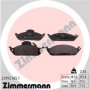 23193.165.1 ZIMMERMANN Комплект гальмівних колодок дисковий гальм