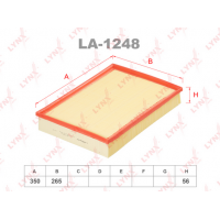 LA-1248 LYNXauto Повітряний фільтр