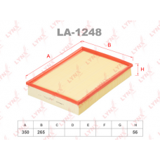LA-1248 LYNXauto Повітряний фільтр