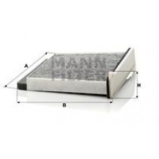 CUK 2231 MANN-FILTER Фільтр повітря у внутрішньому просторі