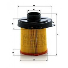 C 1468 MANN-FILTER Повітряний фільтр