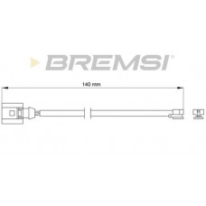 WI0703 BREMSI Сигналізатор зносу гальмівних колодок