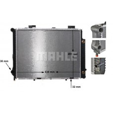 CR 634 000S MAHLE Радіатор охолодження двигуна