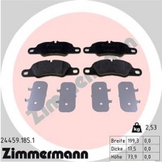 24459.185.1 ZIMMERMANN Комплект гальмівних колодок дисковий гальм