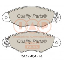 704-13162 IAP QUALITY PARTS Комплект гальмівних колодок дисковий гальм